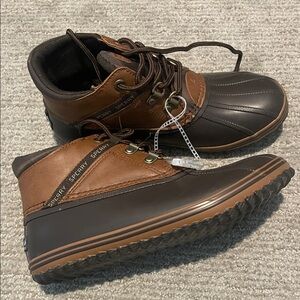 Sperry Kids Brown and Black Boots